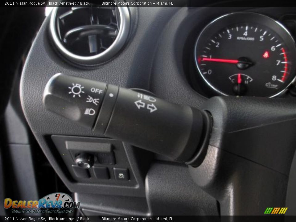 2011 Nissan Rogue SV Black Amethyst / Black Photo #18