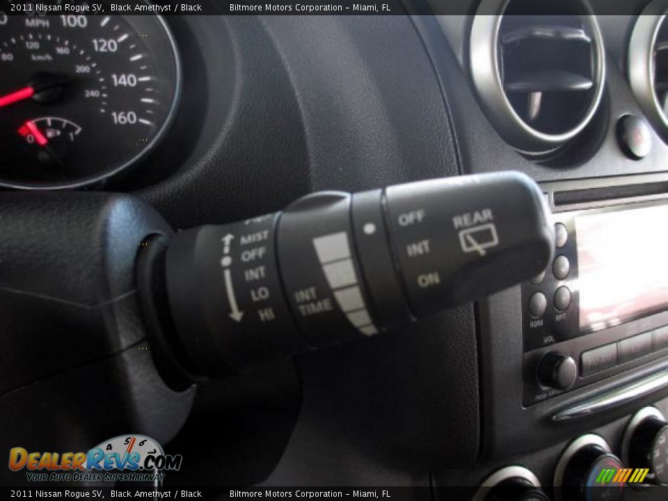 2011 Nissan Rogue SV Black Amethyst / Black Photo #20