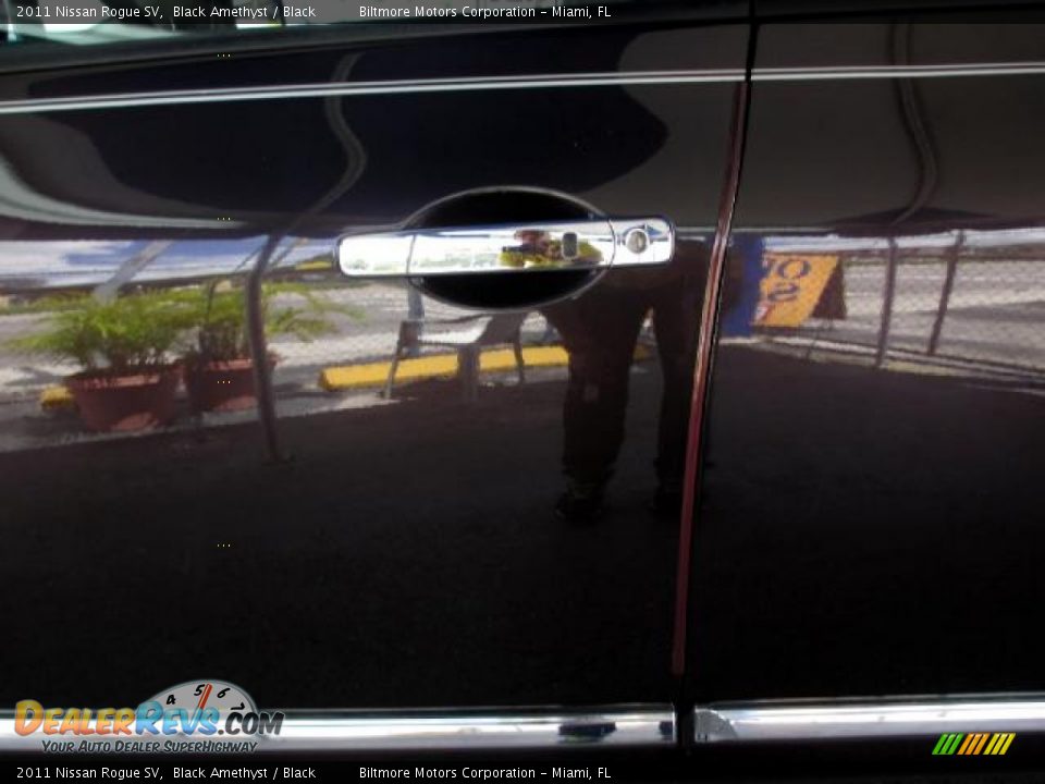 2011 Nissan Rogue SV Black Amethyst / Black Photo #25