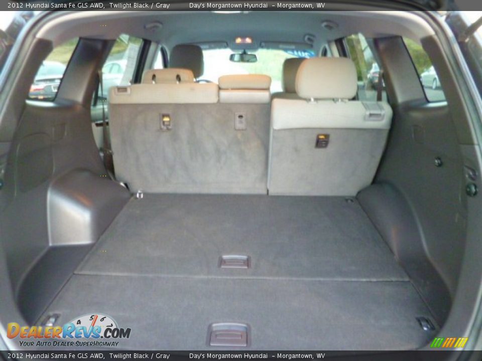2012 Hyundai Santa Fe GLS AWD Twilight Black / Gray Photo #13