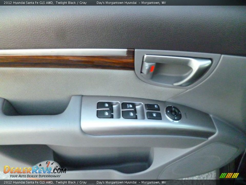 2012 Hyundai Santa Fe GLS AWD Twilight Black / Gray Photo #18