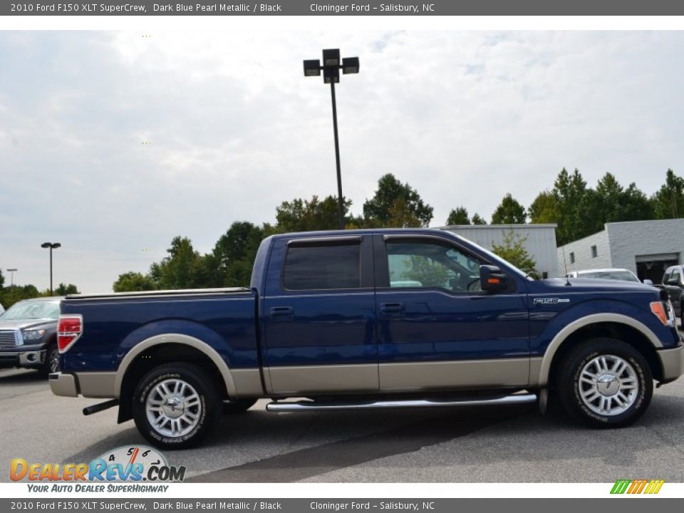 2010 Ford F150 XLT SuperCrew Dark Blue Pearl Metallic / Black Photo #2