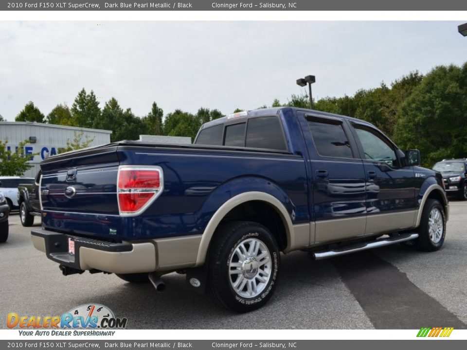 2010 Ford F150 XLT SuperCrew Dark Blue Pearl Metallic / Black Photo #3