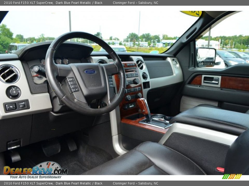 2010 Ford F150 XLT SuperCrew Dark Blue Pearl Metallic / Black Photo #10