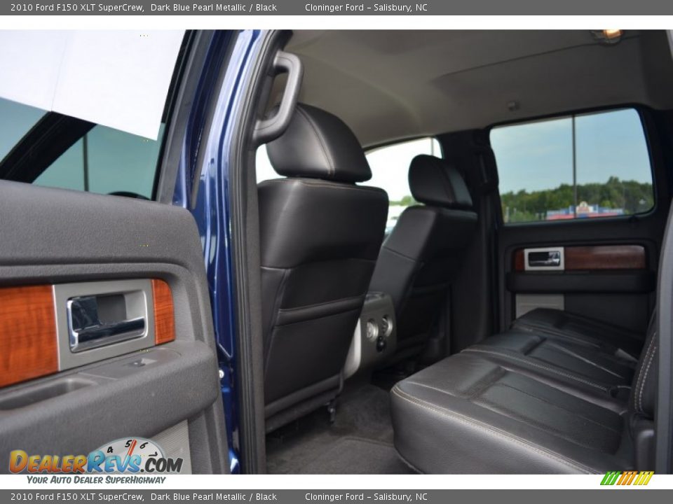 2010 Ford F150 XLT SuperCrew Dark Blue Pearl Metallic / Black Photo #11