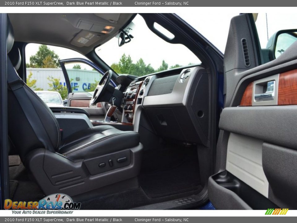 2010 Ford F150 XLT SuperCrew Dark Blue Pearl Metallic / Black Photo #13