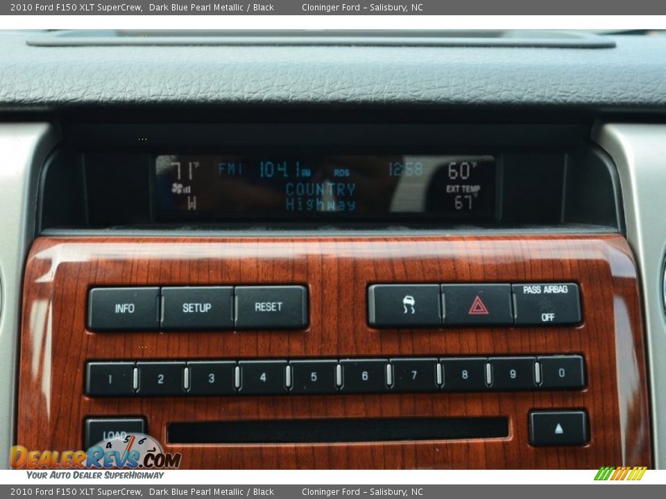 2010 Ford F150 XLT SuperCrew Dark Blue Pearl Metallic / Black Photo #19