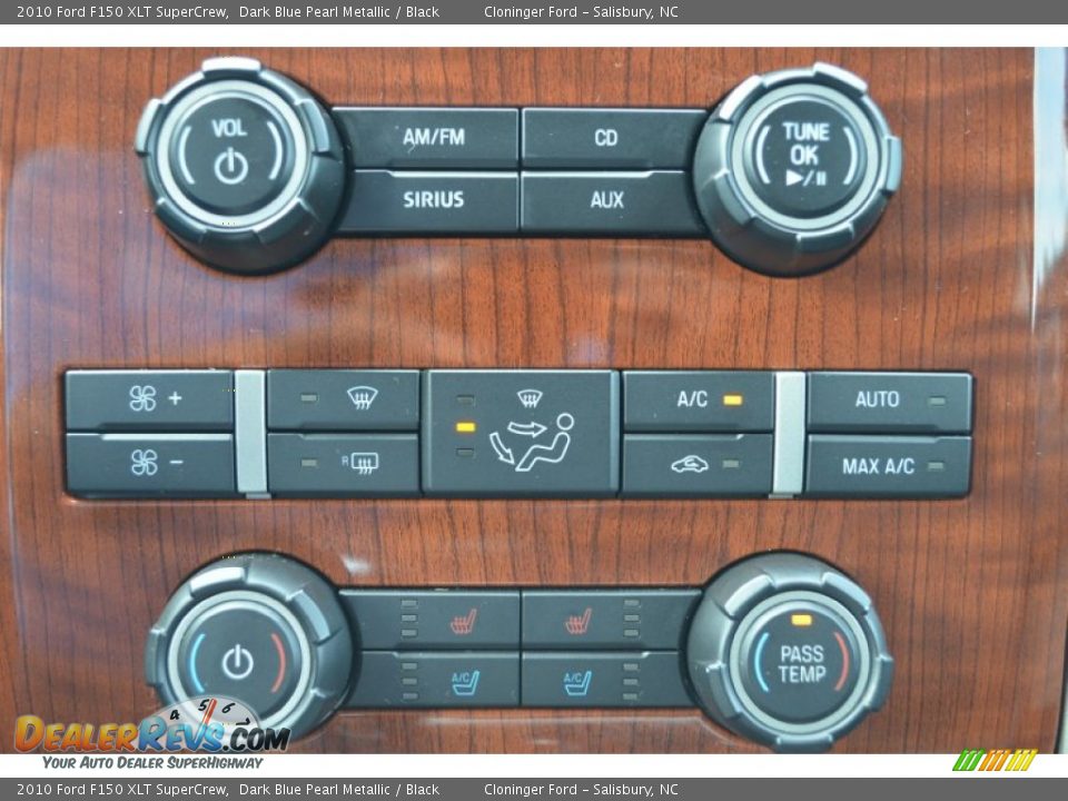 2010 Ford F150 XLT SuperCrew Dark Blue Pearl Metallic / Black Photo #20