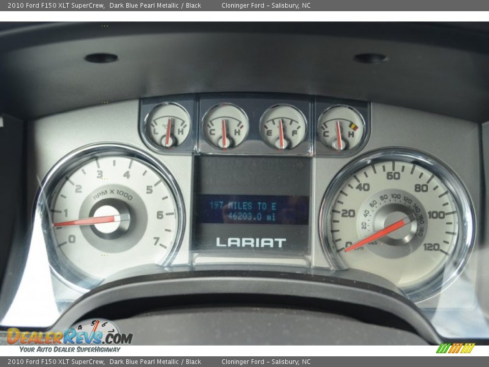 2010 Ford F150 XLT SuperCrew Dark Blue Pearl Metallic / Black Photo #25