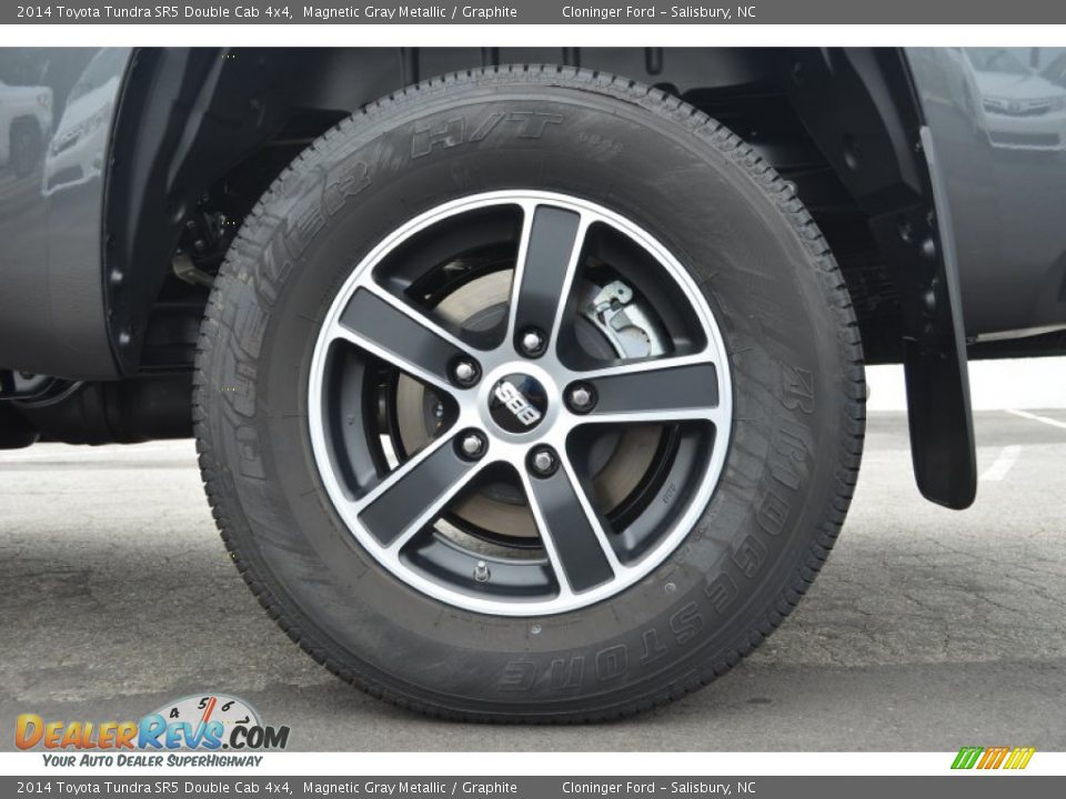 2014 Toyota Tundra SR5 Double Cab 4x4 Magnetic Gray Metallic / Graphite Photo #10
