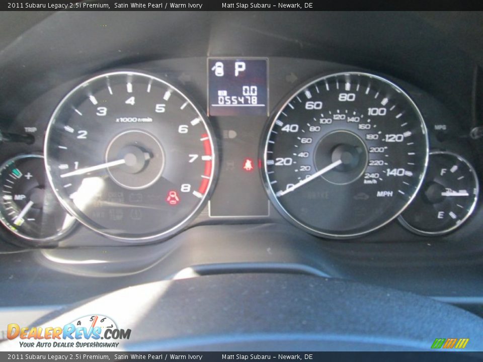 2011 Subaru Legacy 2.5i Premium Satin White Pearl / Warm Ivory Photo #27