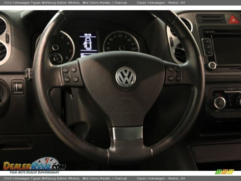 2010 Volkswagen Tiguan Wolfsburg Edition 4Motion Wild Cherry Metallic / Charcoal Photo #8
