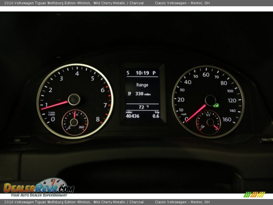 2010 Volkswagen Tiguan Wolfsburg Edition 4Motion Wild Cherry Metallic / Charcoal Photo #9