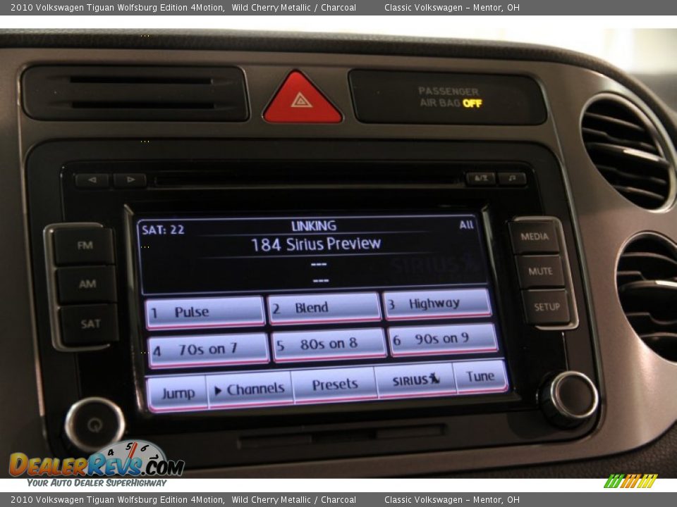 2010 Volkswagen Tiguan Wolfsburg Edition 4Motion Wild Cherry Metallic / Charcoal Photo #13