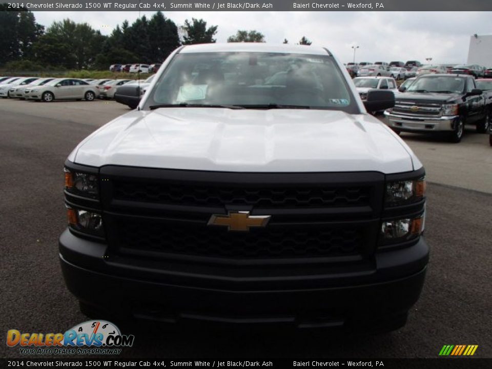 2014 Chevrolet Silverado 1500 WT Regular Cab 4x4 Summit White / Jet Black/Dark Ash Photo #3