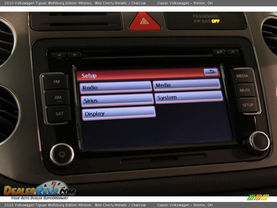 2010 Volkswagen Tiguan Wolfsburg Edition 4Motion Wild Cherry Metallic / Charcoal Photo #15