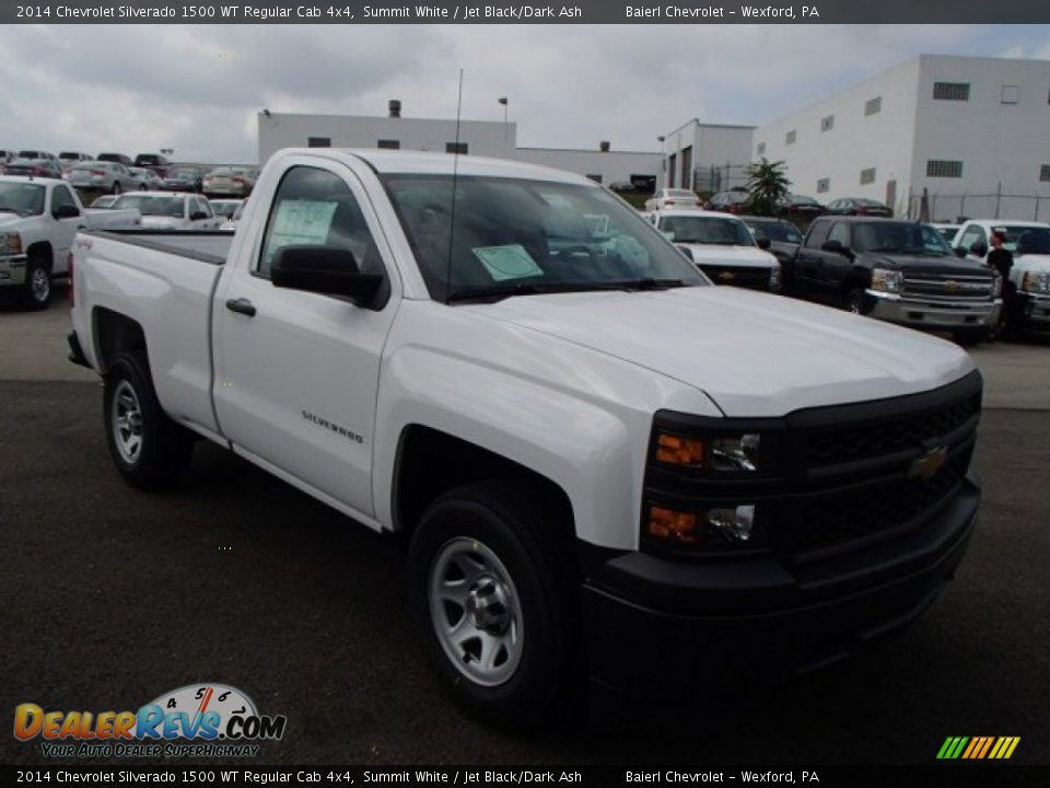 2014 Chevrolet Silverado 1500 WT Regular Cab 4x4 Summit White / Jet Black/Dark Ash Photo #4