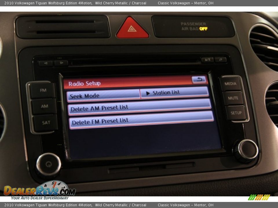 2010 Volkswagen Tiguan Wolfsburg Edition 4Motion Wild Cherry Metallic / Charcoal Photo #16