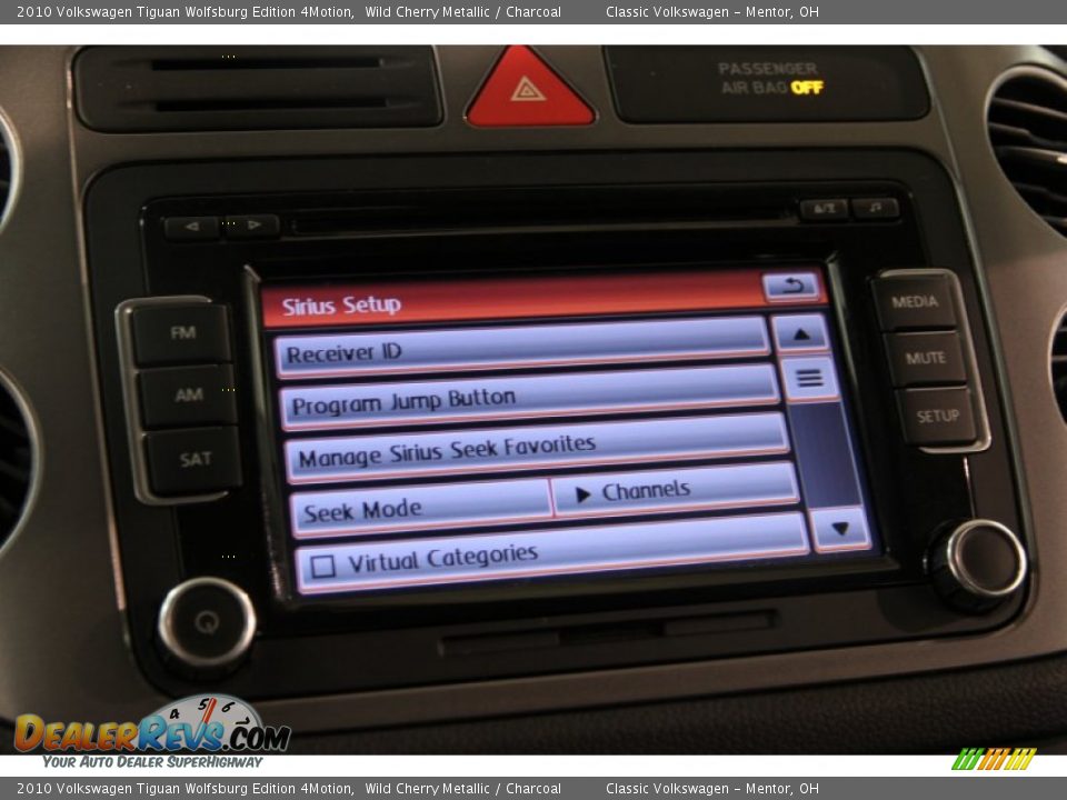 2010 Volkswagen Tiguan Wolfsburg Edition 4Motion Wild Cherry Metallic / Charcoal Photo #17