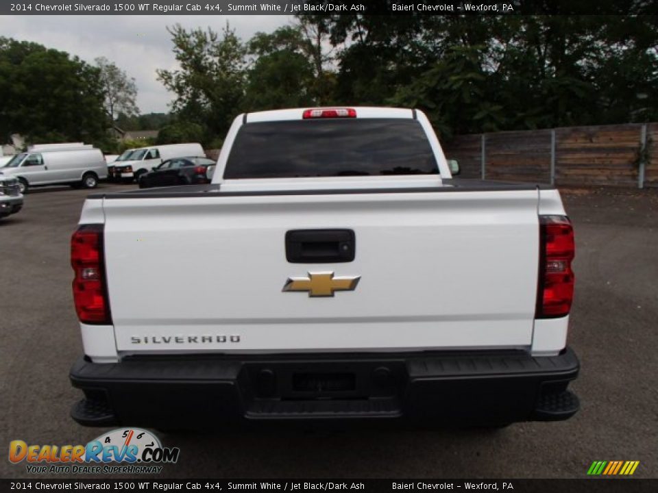 2014 Chevrolet Silverado 1500 WT Regular Cab 4x4 Summit White / Jet Black/Dark Ash Photo #7