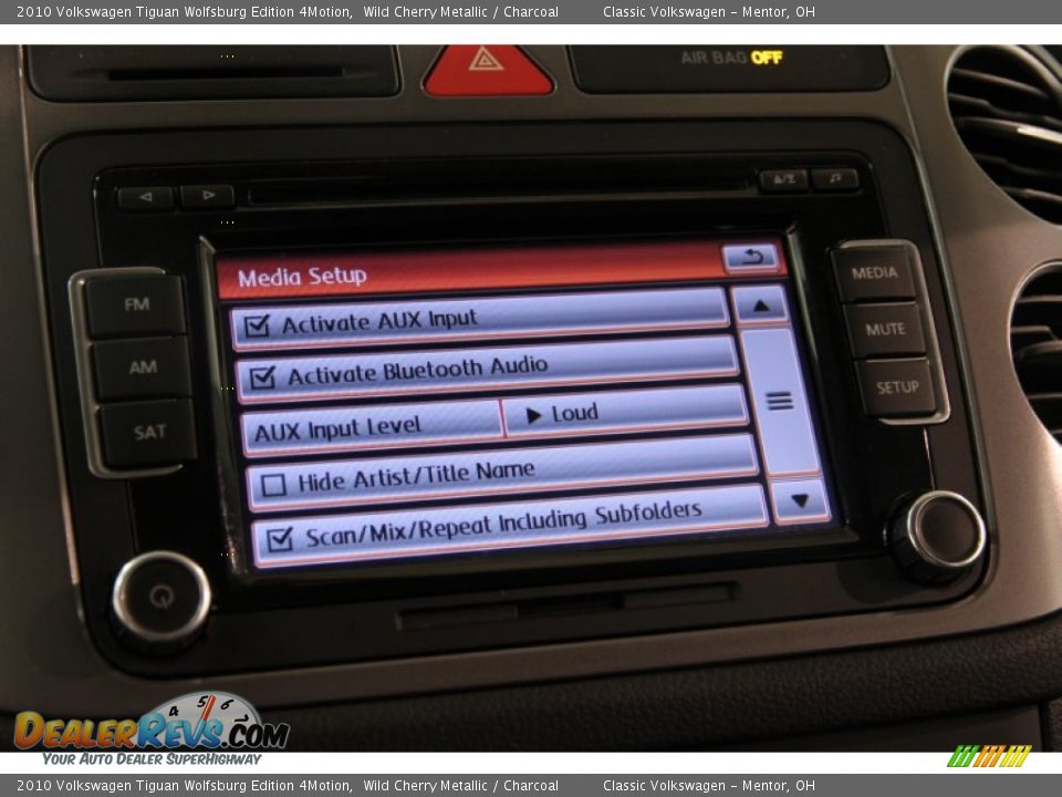 2010 Volkswagen Tiguan Wolfsburg Edition 4Motion Wild Cherry Metallic / Charcoal Photo #19