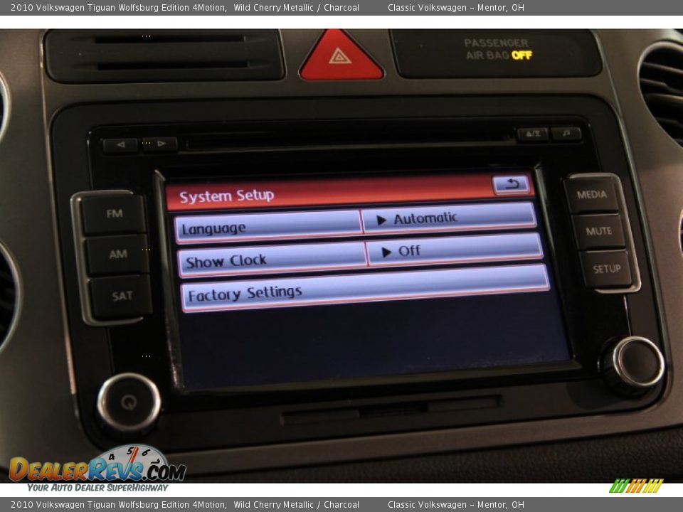 2010 Volkswagen Tiguan Wolfsburg Edition 4Motion Wild Cherry Metallic / Charcoal Photo #20