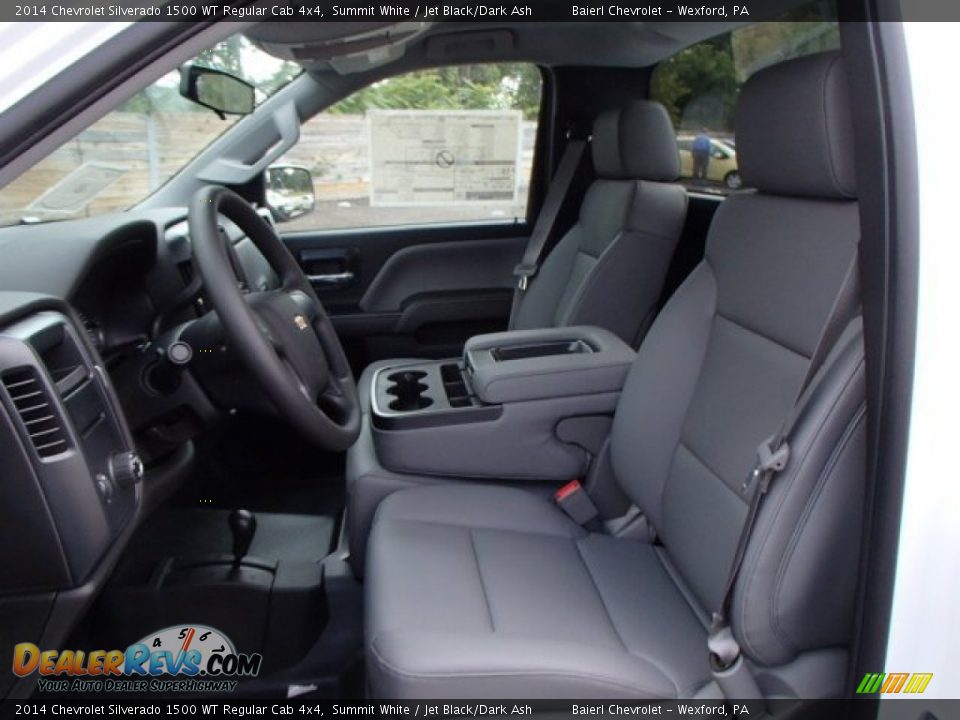 Front Seat of 2014 Chevrolet Silverado 1500 WT Regular Cab 4x4 Photo #10