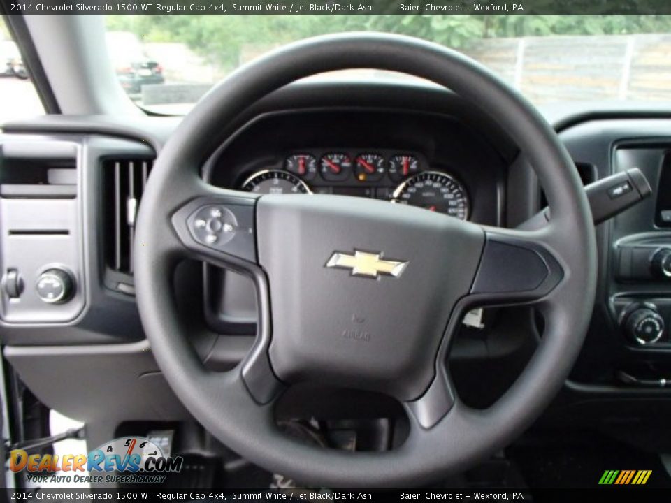 2014 Chevrolet Silverado 1500 WT Regular Cab 4x4 Steering Wheel Photo #18