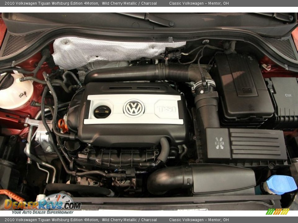 2010 Volkswagen Tiguan Wolfsburg Edition 4Motion Wild Cherry Metallic / Charcoal Photo #29
