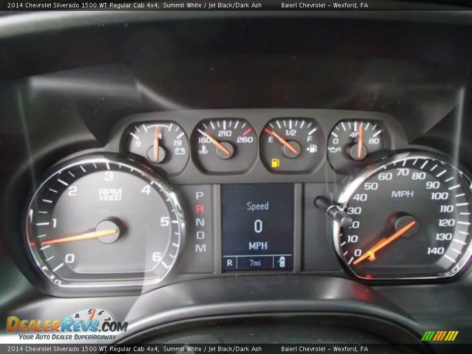 2014 Chevrolet Silverado 1500 WT Regular Cab 4x4 Gauges Photo #19