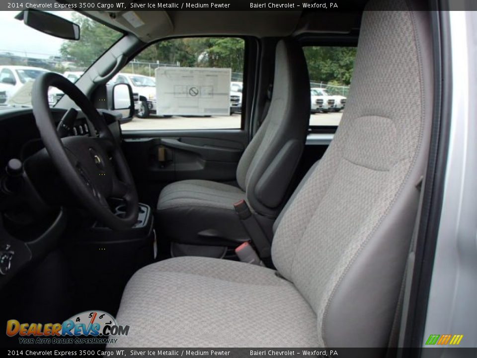 Front Seat of 2014 Chevrolet Express 3500 Cargo WT Photo #13