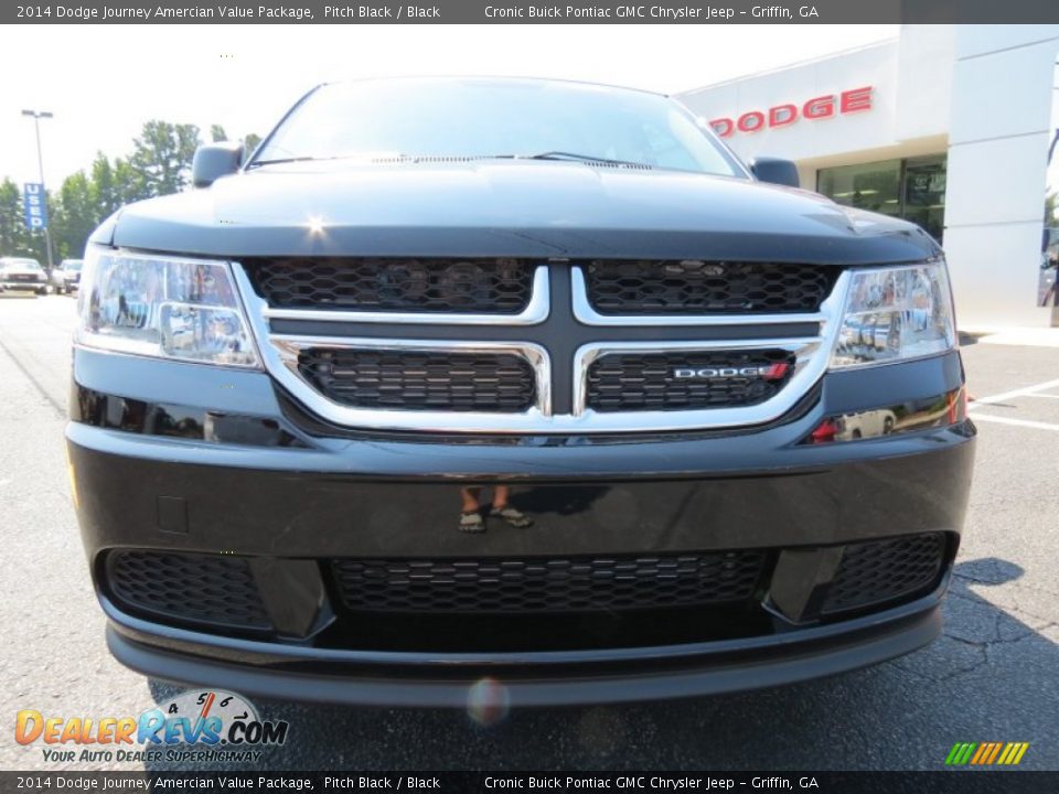 2014 Dodge Journey Amercian Value Package Pitch Black / Black Photo #2