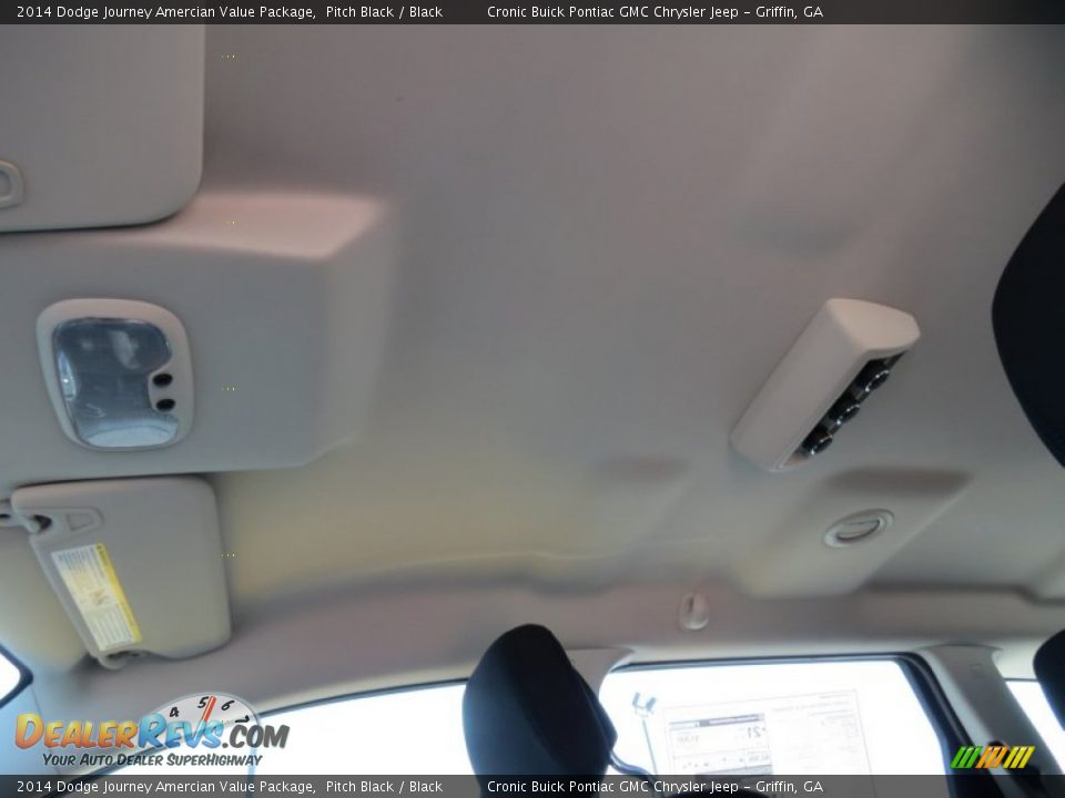 2014 Dodge Journey Amercian Value Package Pitch Black / Black Photo #11