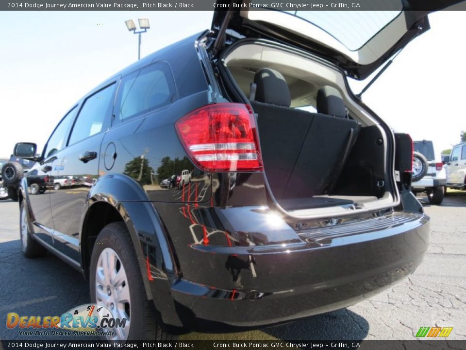 2014 Dodge Journey Amercian Value Package Pitch Black / Black Photo #14