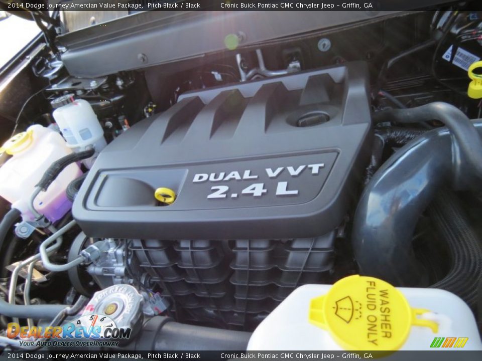 2014 Dodge Journey Amercian Value Package Pitch Black / Black Photo #18