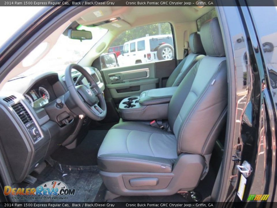 Front Seat of 2014 Ram 1500 Express Regular Cab Photo #11