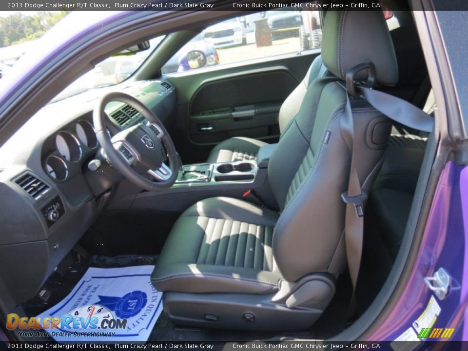 Dark Slate Gray Interior - 2013 Dodge Challenger R/T Classic Photo #11