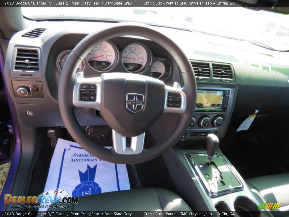 2013 Dodge Challenger R/T Classic Plum Crazy Pearl / Dark Slate Gray Photo #13