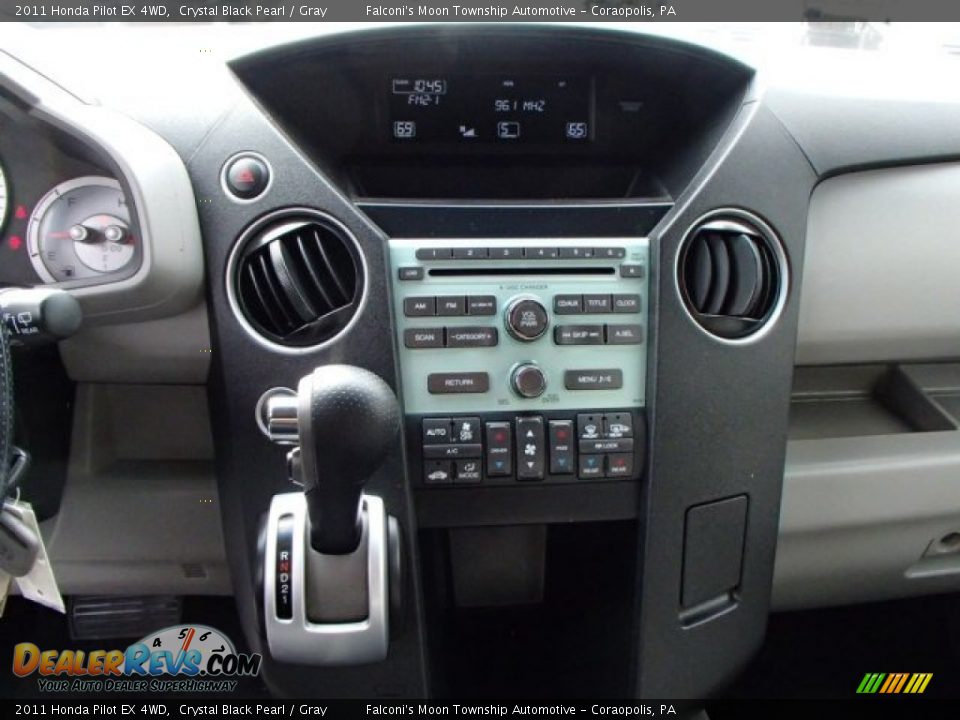 2011 Honda Pilot EX 4WD Crystal Black Pearl / Gray Photo #20