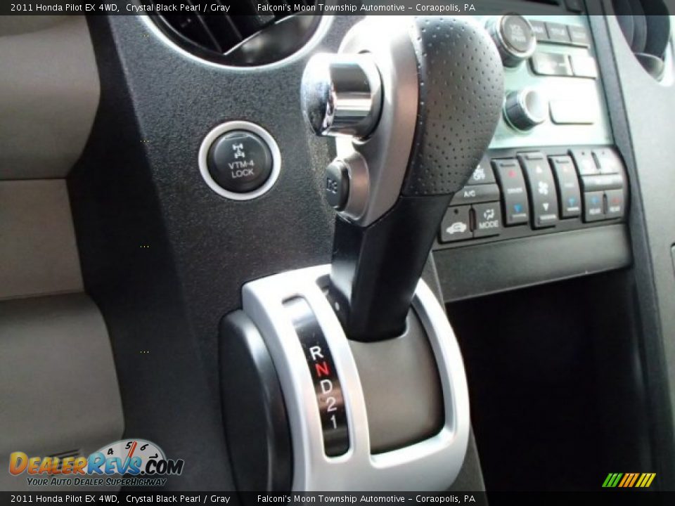 2011 Honda Pilot EX 4WD Crystal Black Pearl / Gray Photo #21