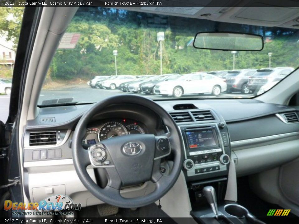 2012 Toyota Camry LE Cosmic Gray Mica / Ash Photo #6