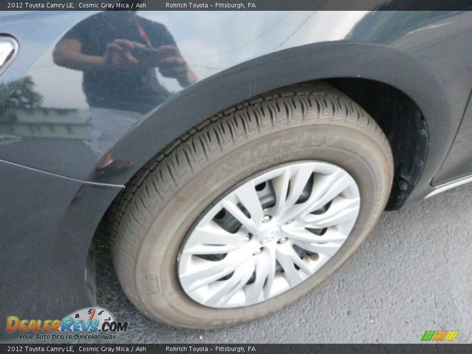 2012 Toyota Camry LE Cosmic Gray Mica / Ash Photo #8