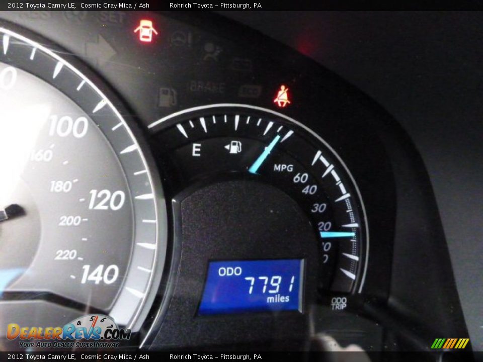 2012 Toyota Camry LE Cosmic Gray Mica / Ash Photo #9