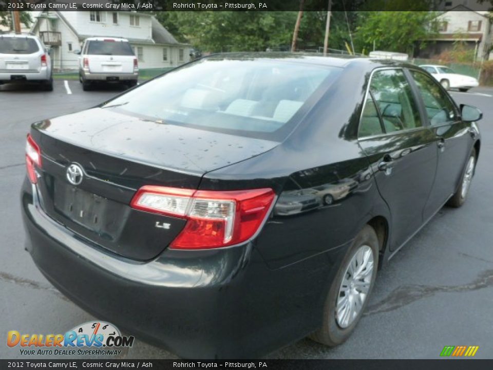 2012 Toyota Camry LE Cosmic Gray Mica / Ash Photo #11