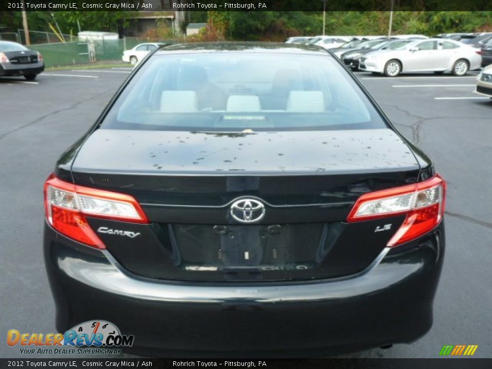 2012 Toyota Camry LE Cosmic Gray Mica / Ash Photo #12