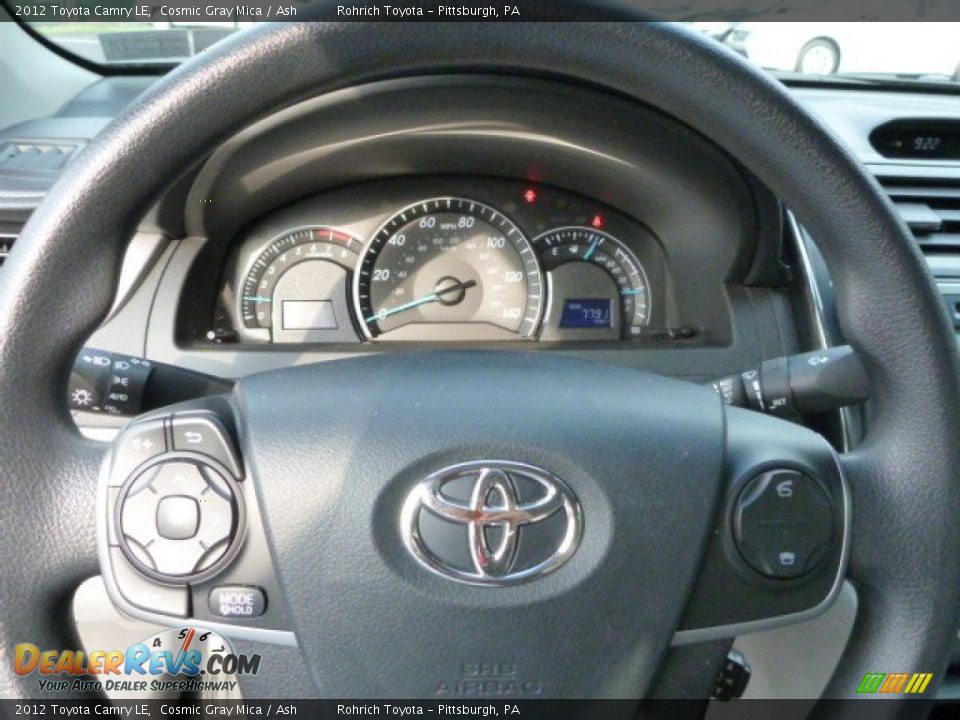 2012 Toyota Camry LE Cosmic Gray Mica / Ash Photo #18