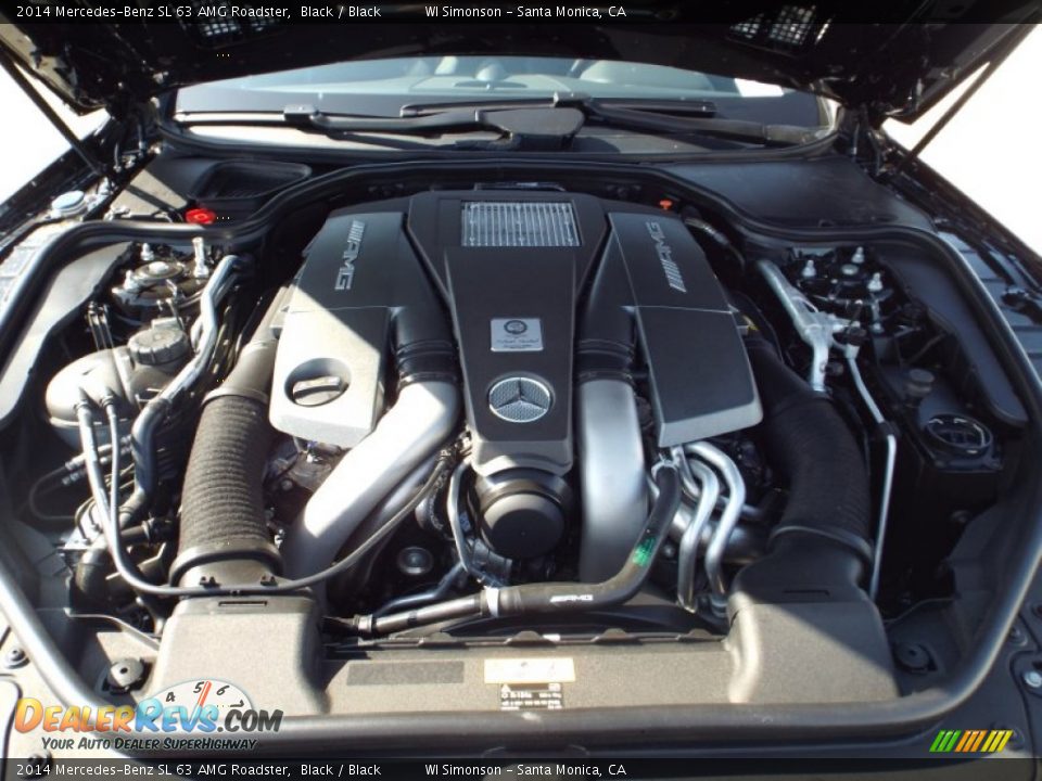 2014 Mercedes-Benz SL 63 AMG Roadster 5.5 AMG Liter biturbo DOHC 32-Valve VVT V8 Engine Photo #16