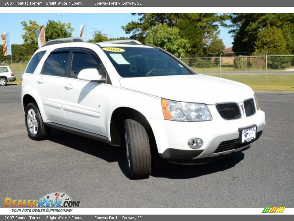 2007 Pontiac Torrent Bright White / Ebony Photo #3