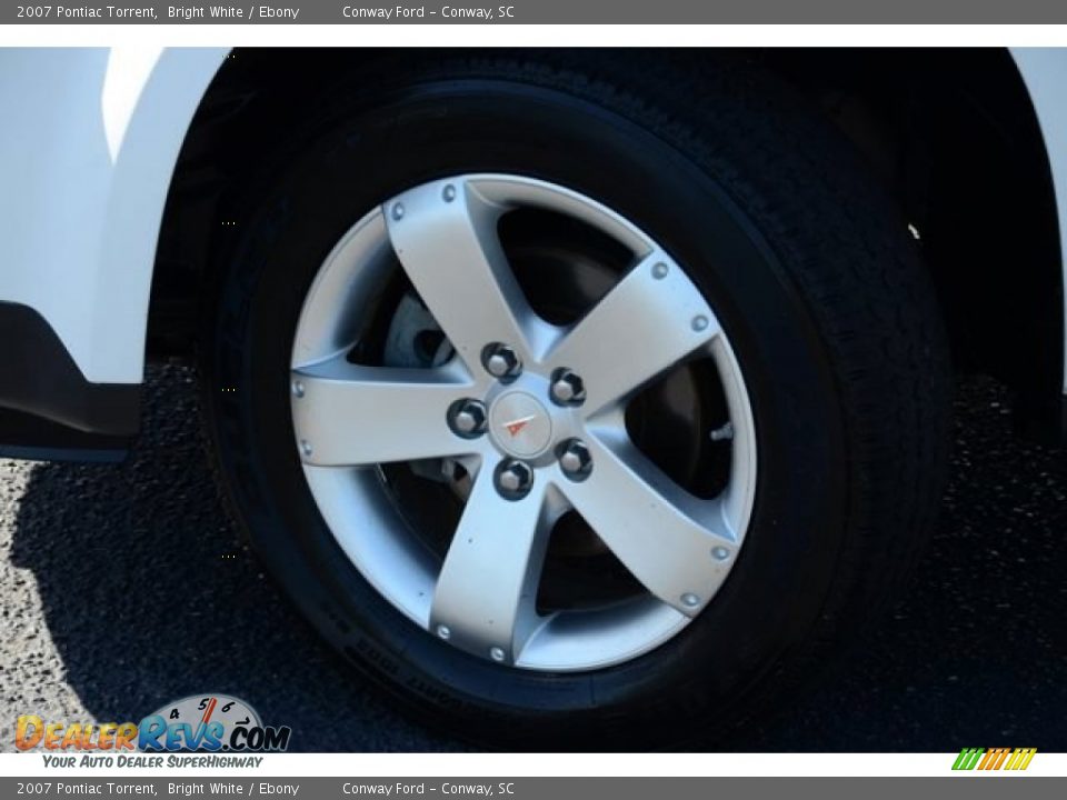 2007 Pontiac Torrent Bright White / Ebony Photo #9