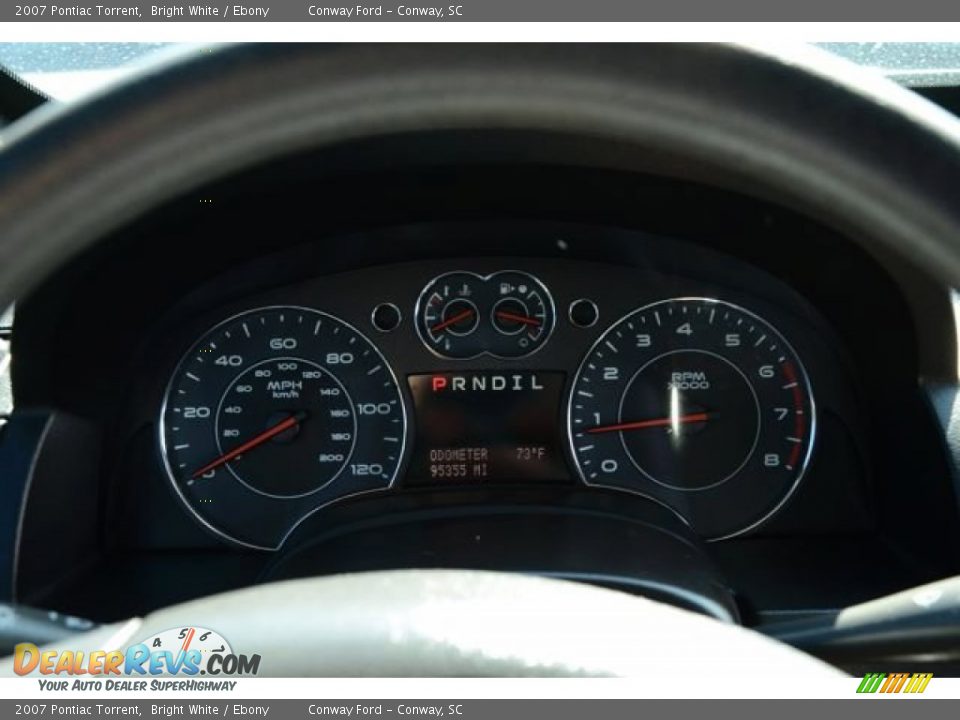 2007 Pontiac Torrent Bright White / Ebony Photo #21